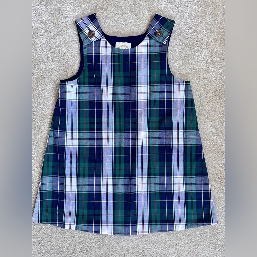 TBBC plaid jumper sz 5